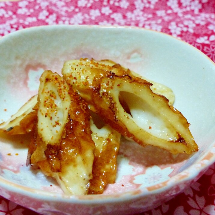 5分で!ちくわのマヨ醤油